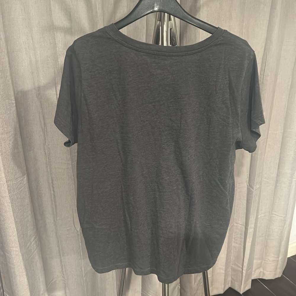 Kohl's Charcoal Tee with Pink/purple Butterfly Print‎ - Picture 5 of 5